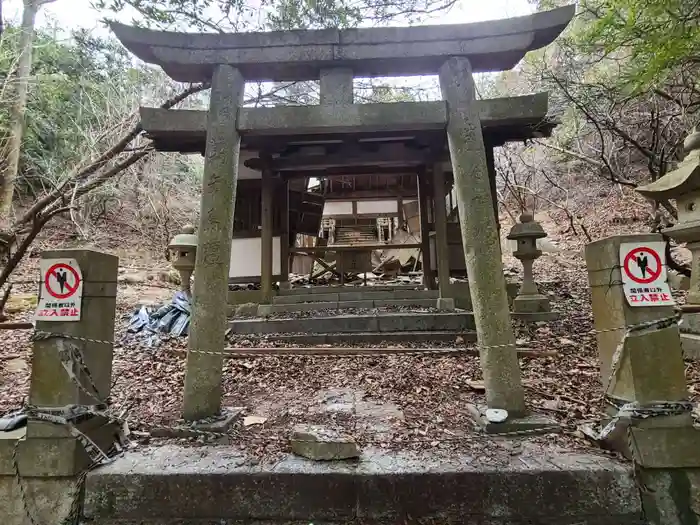 大久野島神社の鳥居