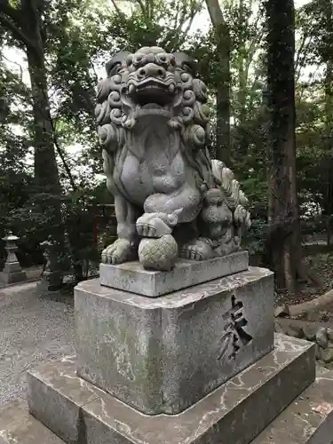 谷保天満宮の狛犬