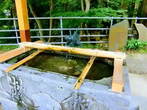 下総国三山　二宮神社の手水舎