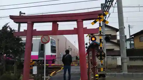 右京塚神社の鳥居