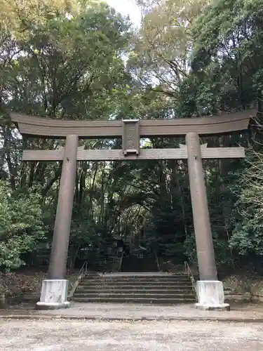 槵觸神社の鳥居