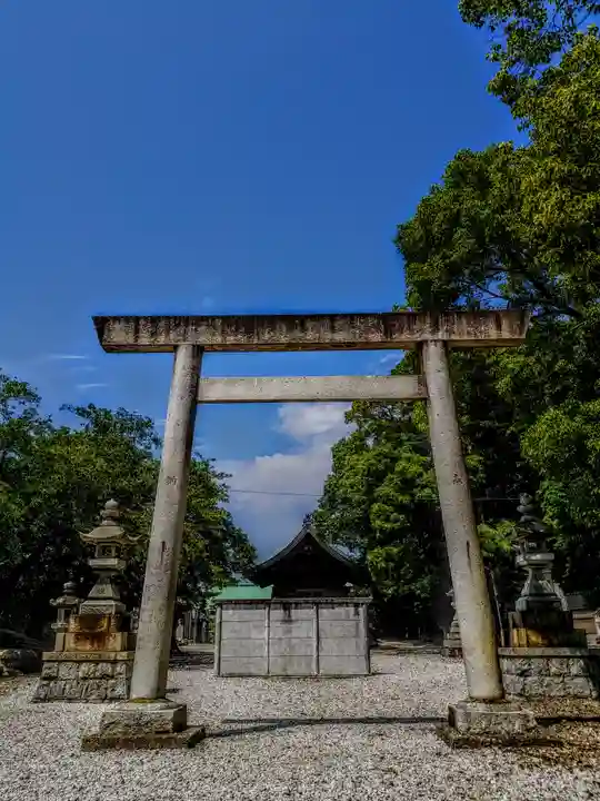 神明社(茶屋神明社)の鳥居