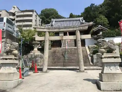 尾長天満宮の鳥居