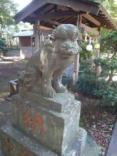 馬場氷川神社の狛犬