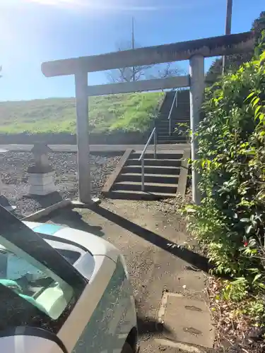 沖稲荷神社の鳥居