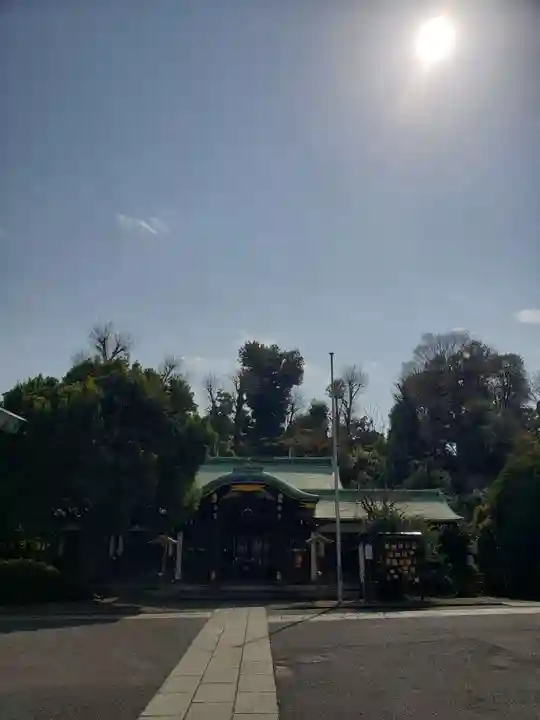 白金氷川神社の本殿・本堂