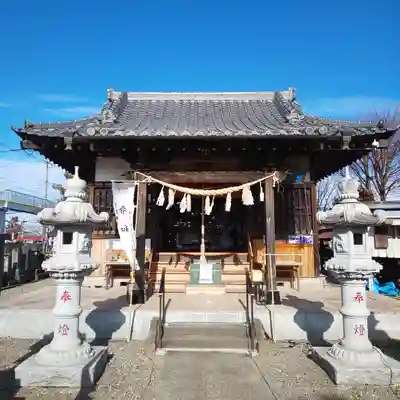佐谷田神社の本殿・本堂
