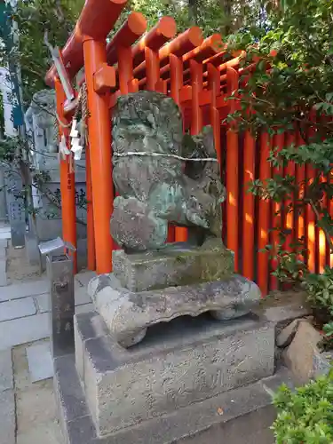 空鞘稲生神社の狛犬