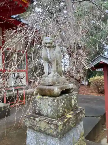 正一位 若草稲荷神社の狛犬