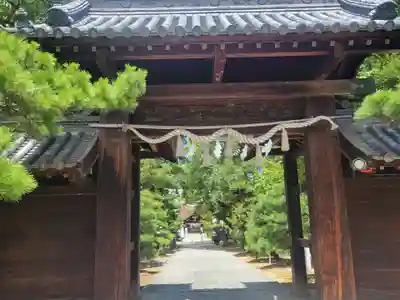 田村神社の山門・神門