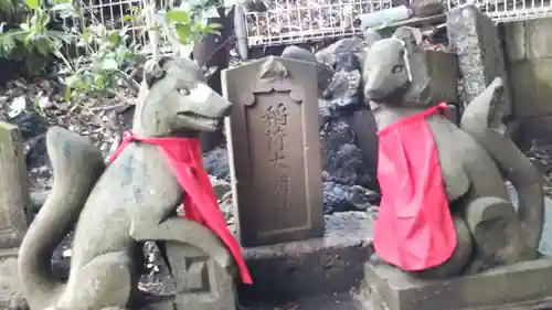 右京塚神社の狛犬