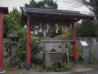 正一位稲荷神社の手水舎