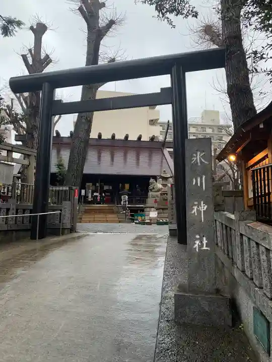 高円寺氷川神社の鳥居