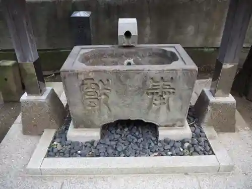 神明宮（宿篠葉神明神社）の手水舎
