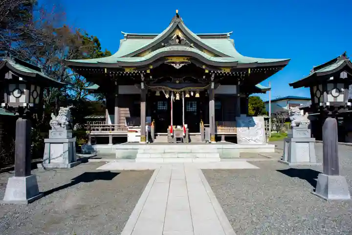 龍口明神社の本殿・本堂