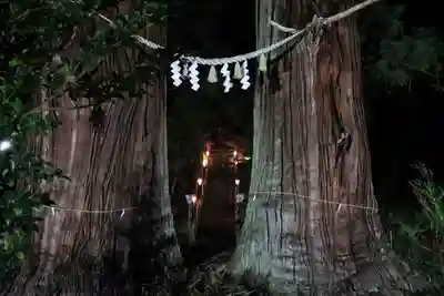 夏井諏訪神社の景色