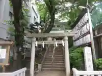 駒込妙義神社の鳥居