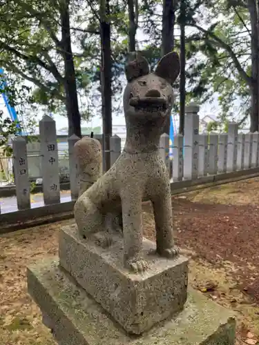 高繁大明神(稲荷)の狛犬
