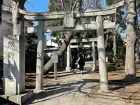 自由が丘熊野神社の鳥居
