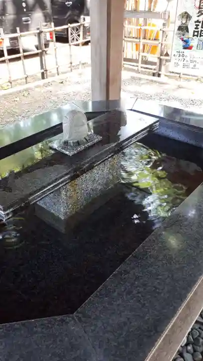 新琴似神社の手水舎