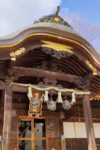 安積國造神社の本殿