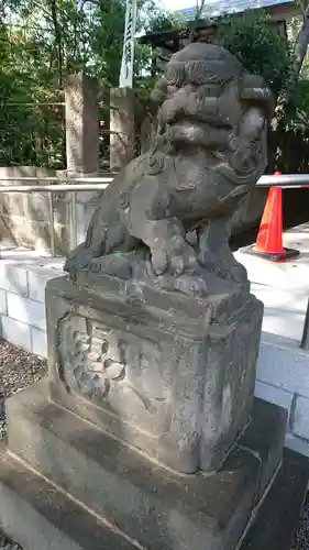 北澤八幡神社の狛犬