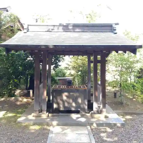筑土八幡神社の手水舎