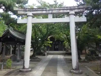 越中白山総社の鳥居