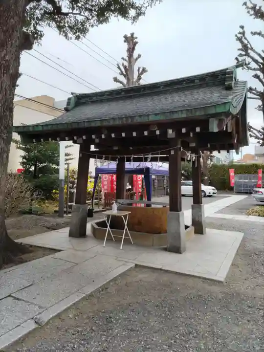 麻布氷川神社の手水舎
