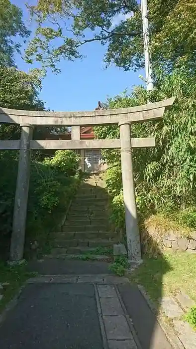 両津八幡神社の鳥居