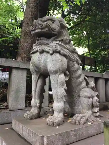 渋谷氷川神社の狛犬