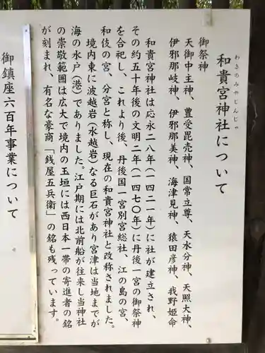 和貴宮神社の歴史