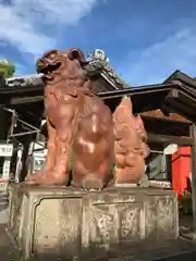 由加神社（和気由加神社）の狛犬