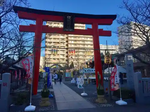 亀戸浅間神社の鳥居