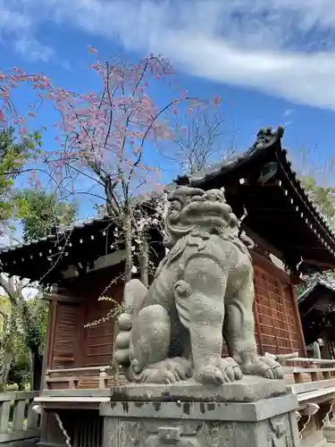 牛嶋神社の狛犬