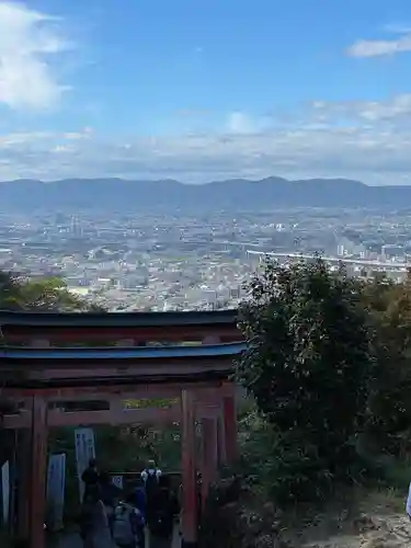 伏見稲荷大社の景色