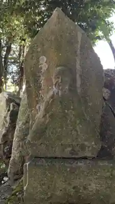 白山社(羽黒南郷)の像