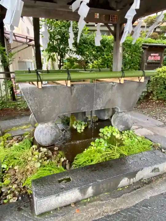 諏訪大社下社春宮の手水舎