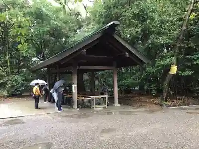 熱田神宮の手水舎