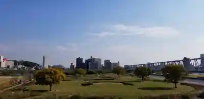 小岩田天祖神社の周辺