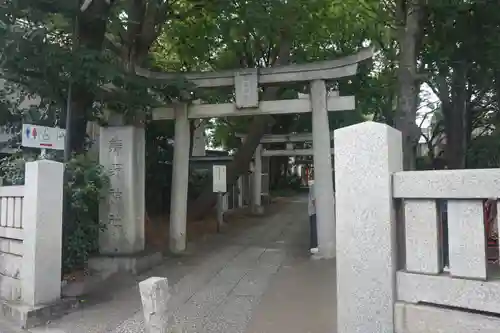 自由が丘熊野神社の鳥居