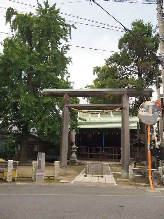 神明宮(宿篠葉神明神社)の鳥居