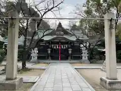 難波八幡神社の鳥居