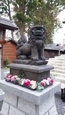 札幌諏訪神社の狛犬