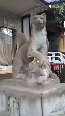 皆中稲荷神社の狛犬