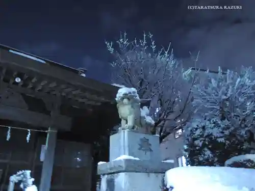 日向山神社の狛犬