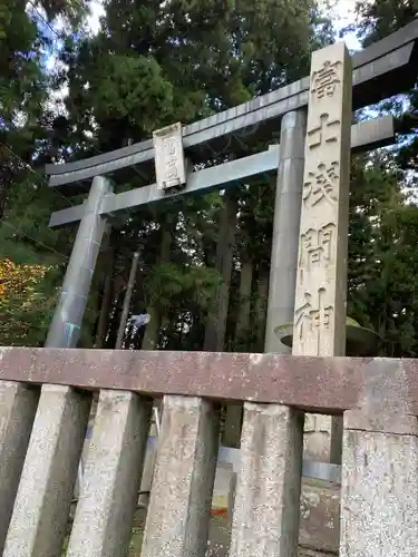 北口本宮冨士浅間神社の鳥居