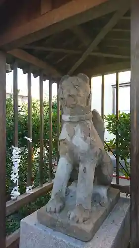 開運稲荷神社の狛犬