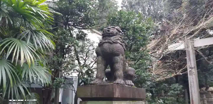 赤坂氷川神社の狛犬