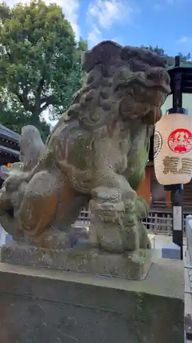 星川杉山神社の狛犬